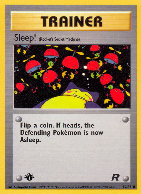 Sleep! (79/82) [Team Rocket 1st Edition] | Devastation Store