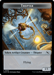 Thopter // Treasure Double-Sided Token [Murders at Karlov Manor Commander Tokens] | Devastation Store