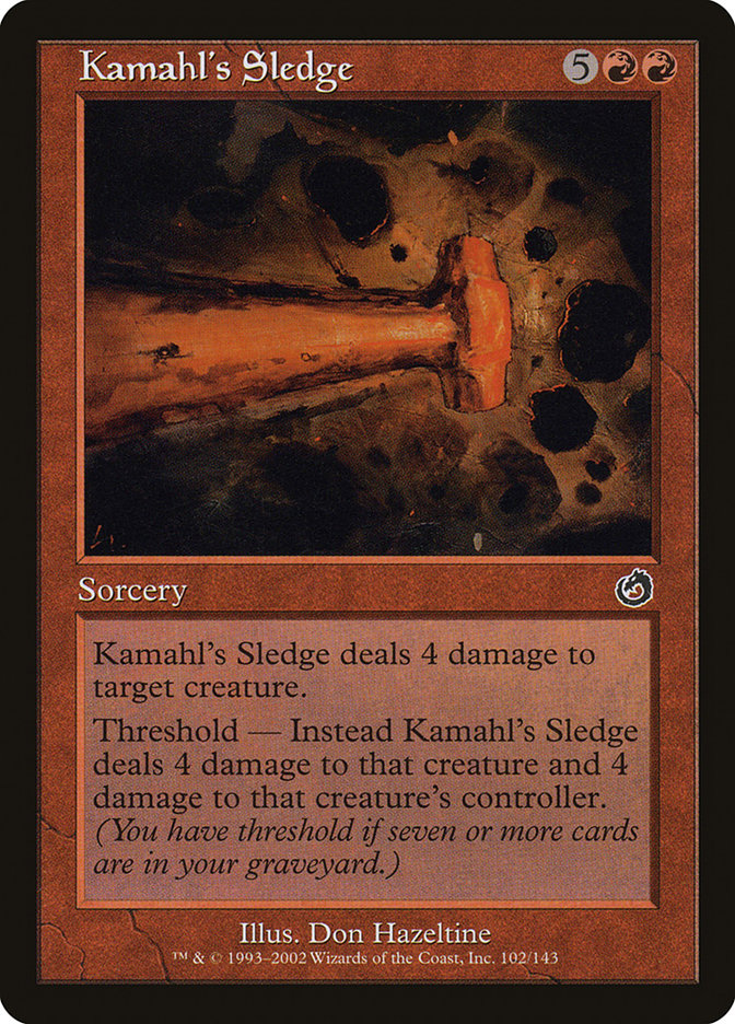 Kamahl's Sledge [Torment] - Devastation Store | Devastation Store