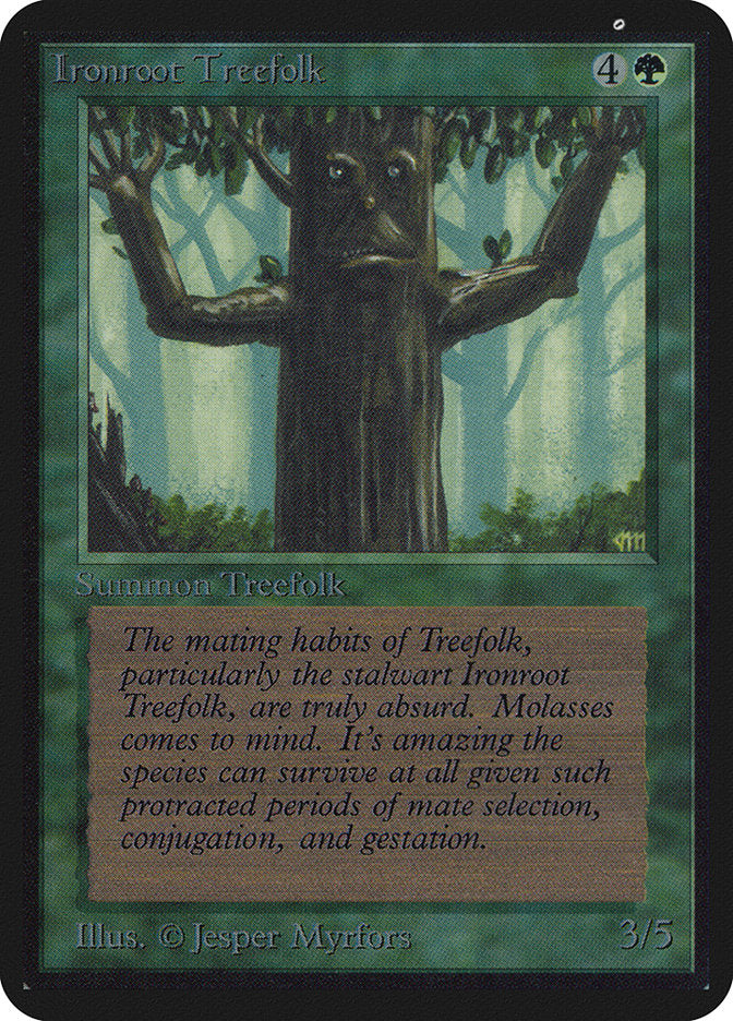 Ironroot Treefolk [Limited Edition Alpha] | Devastation Store