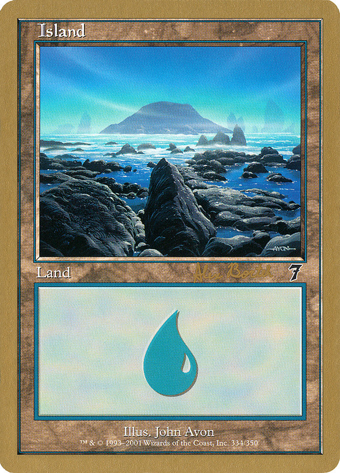 Island (ab334) (Alex Borteh) [World Championship Decks 2001] | Devastation Store