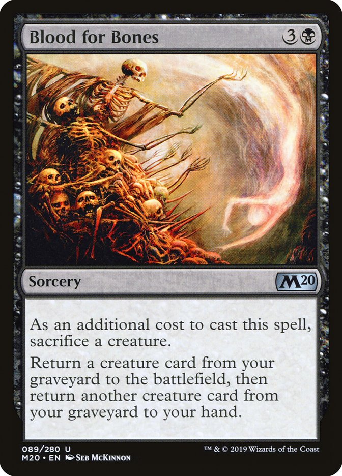 Blood for Bones [Core Set 2020] | Devastation Store