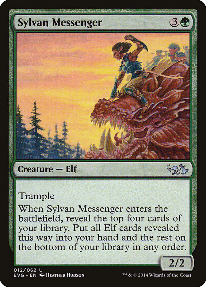 Sylvan Messenger (Elves vs. Goblins) [Duel Decks Anthology] - Devastation Store | Devastation Store