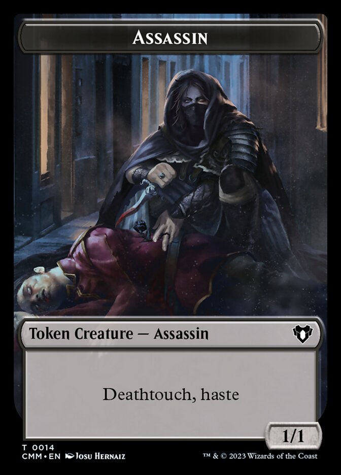 Eldrazi // Assassin Double-Sided Token [Commander Masters Tokens] | Devastation Store