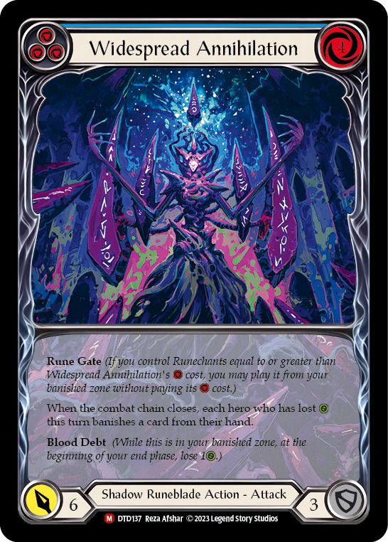 Widespread Annihilation (Extended Art) [DTD137] (Dusk Till Dawn)  Rainbow Foil | Devastation Store