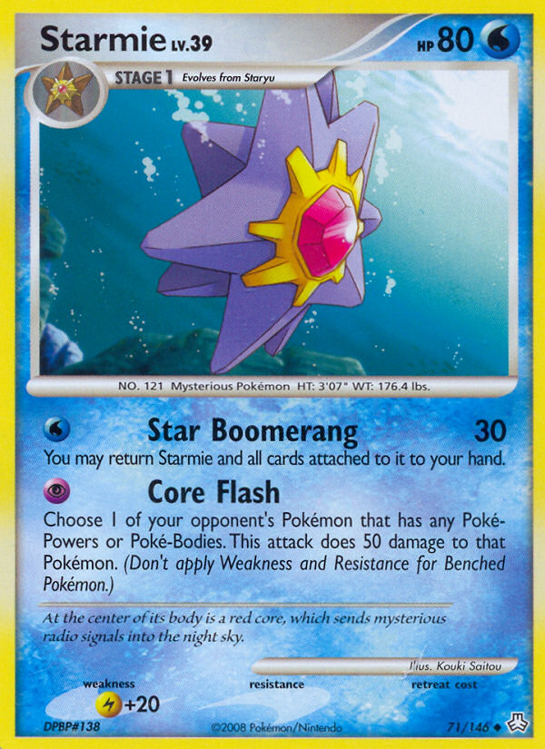 Starmie (71/146) [Diamond & Pearl: Legends Awakened] | Devastation Store