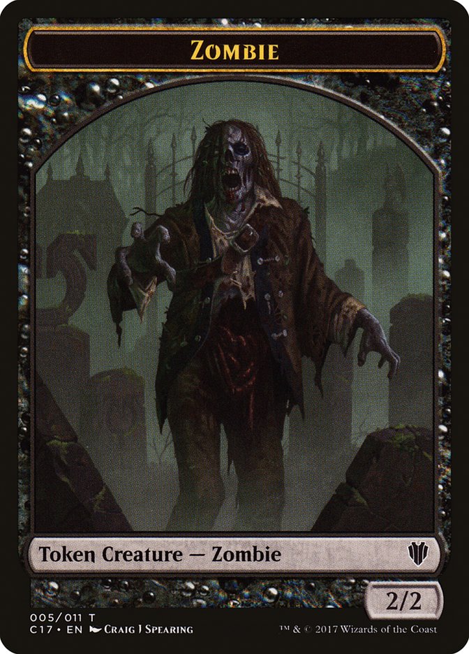 Zombie Token [Commander 2017 Tokens] | Devastation Store