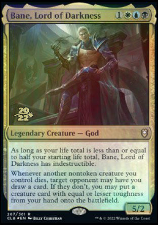 Bane, Lord of Darkness [Commander Legends: Battle for Baldur's Gate Prerelease Promos] | Devastation Store