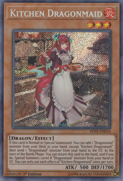 Kitchen Dragonmaid [MYFI-EN018] Secret Rare | Devastation Store