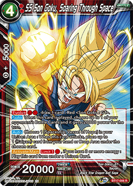 SS Son Goku, Soaring Through Space (BT17-006) [Ultimate Squad] | Devastation Store