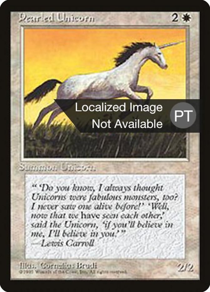 Pearled Unicorn [Fourth Edition (Foreign Black Border)] | Devastation Store