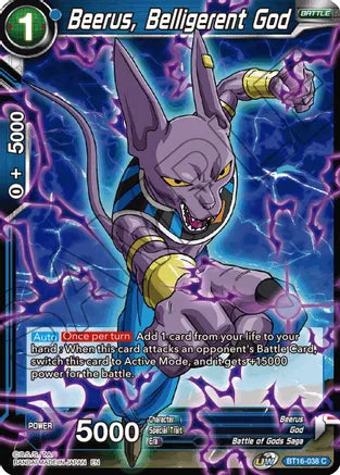 Beerus, Belligerent God [BT16-038] | Devastation Store