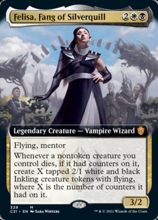 Felisa, Fang of Silverquill (Extended) [Commander 2021] | Devastation Store