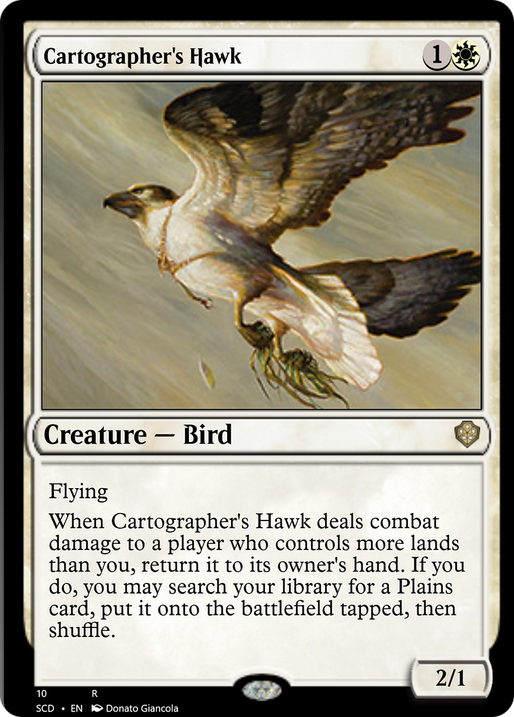 Cartographer's Hawk [Starter Commander Decks] | Devastation Store