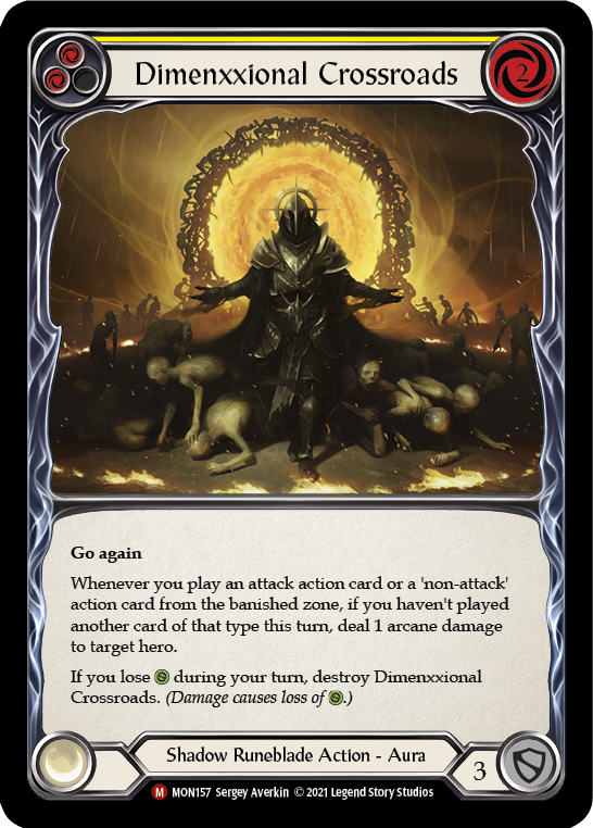 Dimenxxional Crossroads [MON157] 1st Edition Normal - Devastation Store | Devastation Store