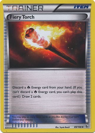 Fiery Torch (89/106) (Sheen Holo Pyroar Collection Exclusive) [XY: Flashfire] | Devastation Store