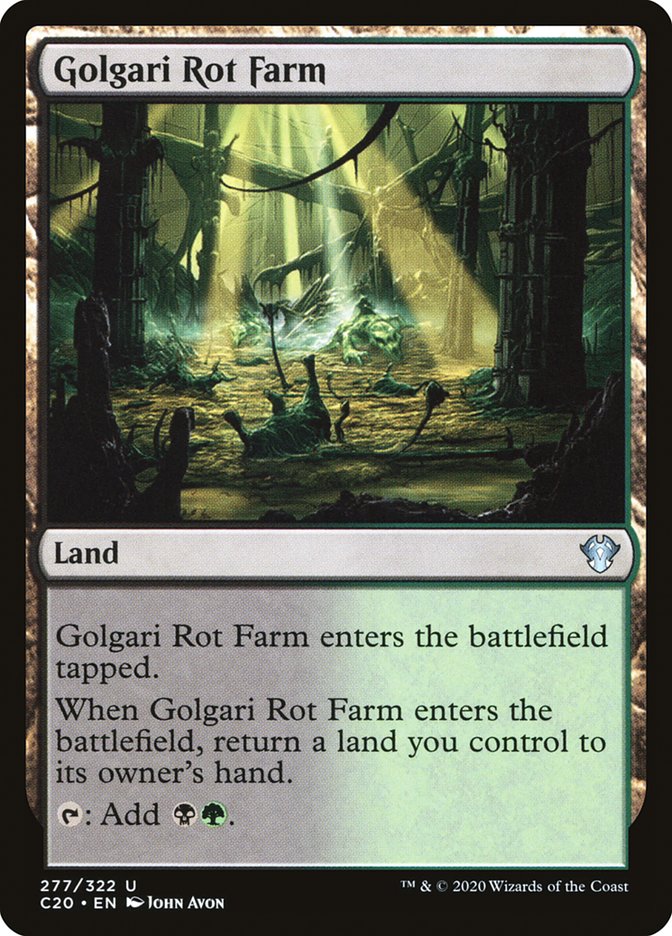 Golgari Rot Farm [Commander 2020] | Devastation Store