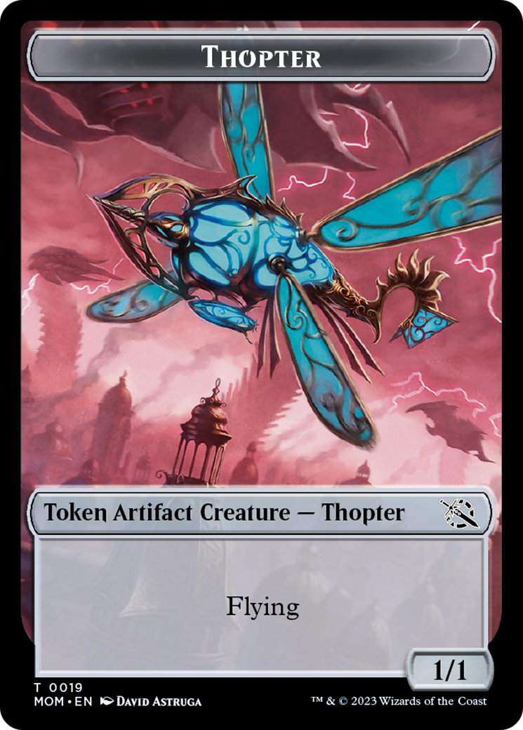 Elemental (9) // Thopter Double-Sided Token [March of the Machine Tokens] | Devastation Store