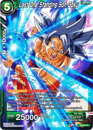Last One Standing Son Goku [EX03-14] | Devastation Store