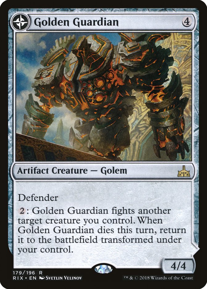 Golden Guardian // Gold-Forge Garrison [Rivals of Ixalan] - Devastation Store | Devastation Store