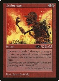 Incinerate (Oversized) [Oversize Cards] | Devastation Store