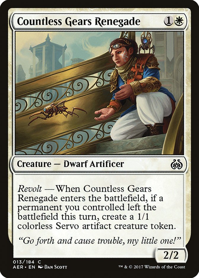 Countless Gears Renegade [Aether Revolt] | Devastation Store