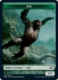 Ape // Golem Double-sided Token [Double Masters Tokens] | Devastation Store
