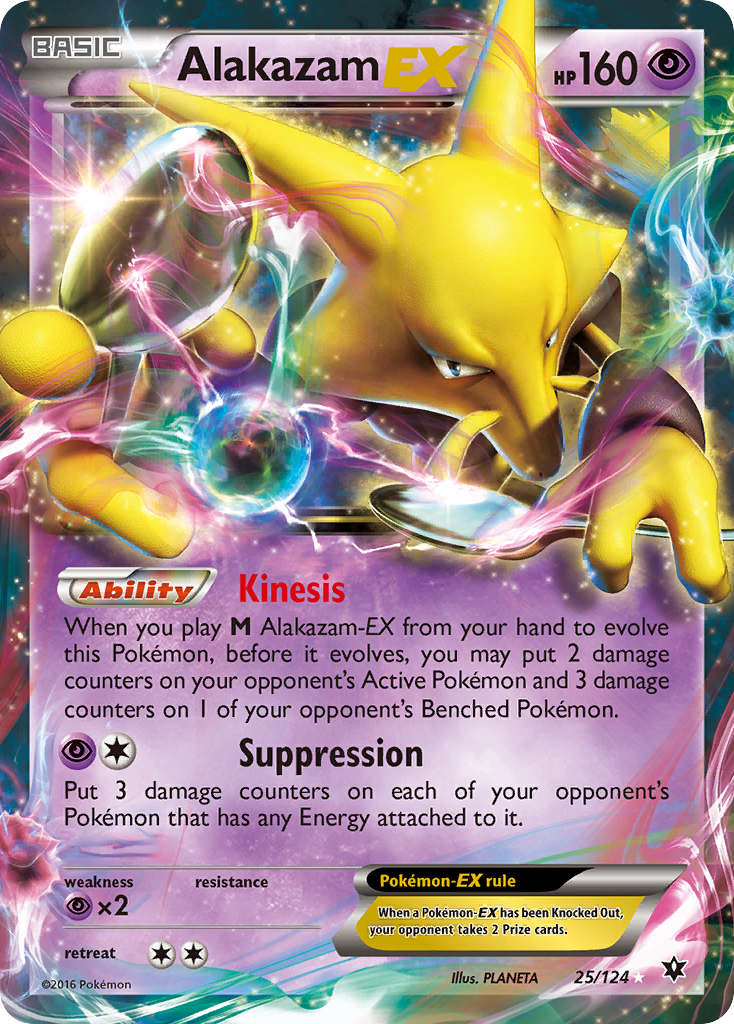 Alakazam EX (25/124) [XY: Fates Collide] | Devastation Store