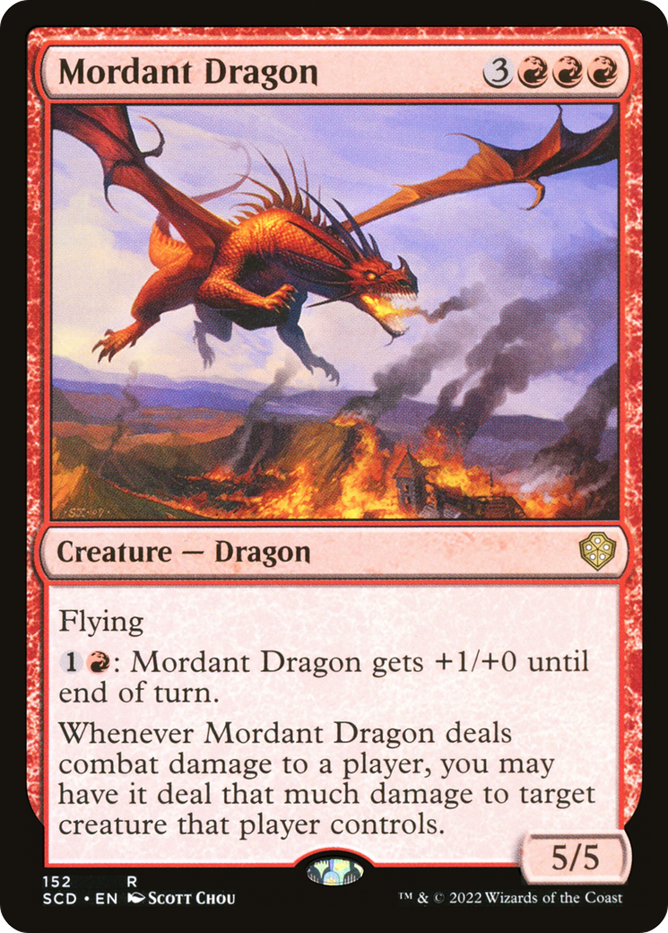 Mordant Dragon [Starter Commander Decks] | Devastation Store