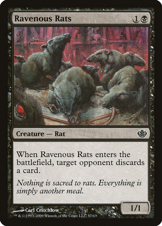 Ravenous Rats [Duel Decks: Garruk vs. Liliana] | Devastation Store