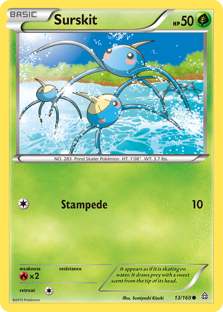 Surskit (13/160) [XY: Primal Clash] | Devastation Store