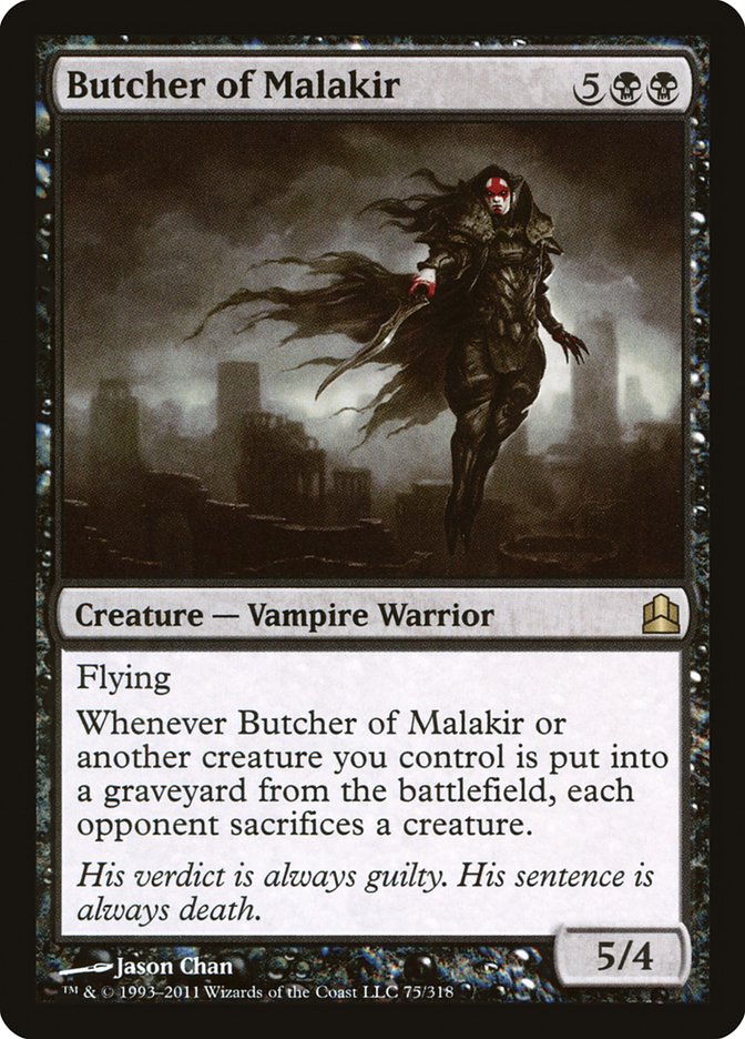 Butcher of Malakir [Commander 2011] | Devastation Store