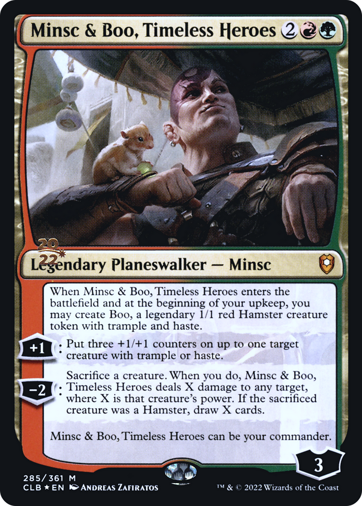 Minsc & Boo, Timeless Heroes (Promo Pack) [The Lost Caverns of Ixalan Promos] | Devastation Store