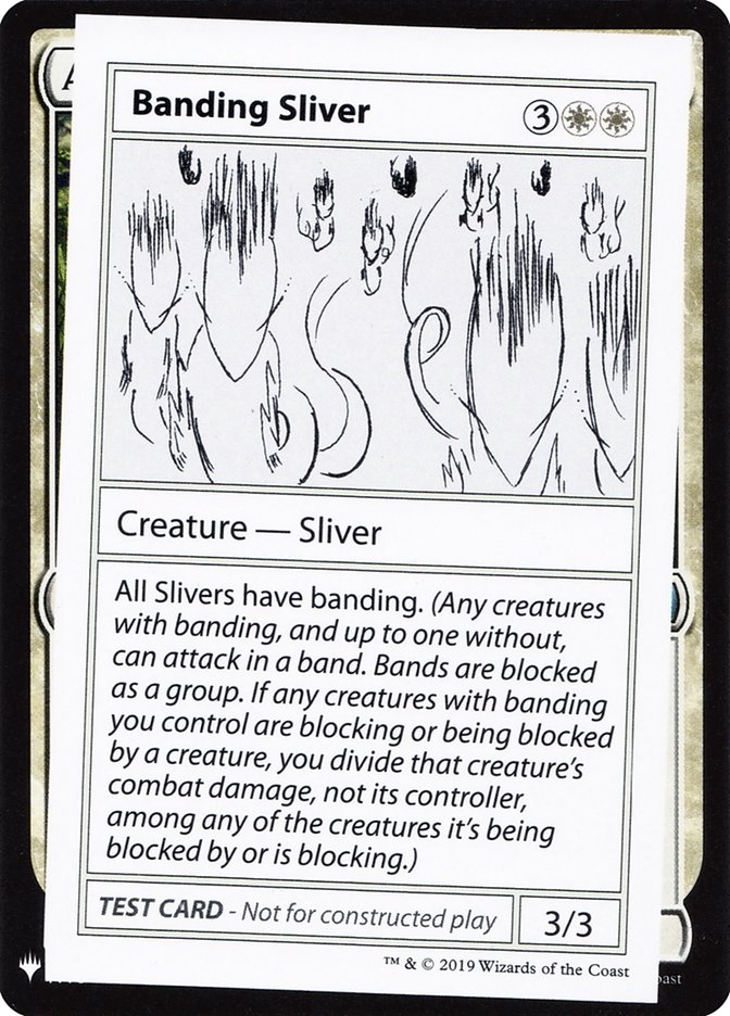 Banding Sliver [Mystery Booster Playtest Cards] | Devastation Store