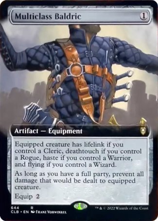 Multiclass Baldric (Extended Art) [Commander Legends: Battle for Baldur's Gate] | Devastation Store