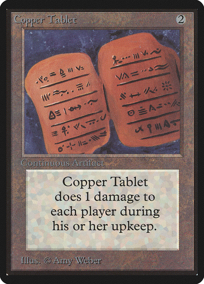 Copper Tablet [Limited Edition Beta] | Devastation Store