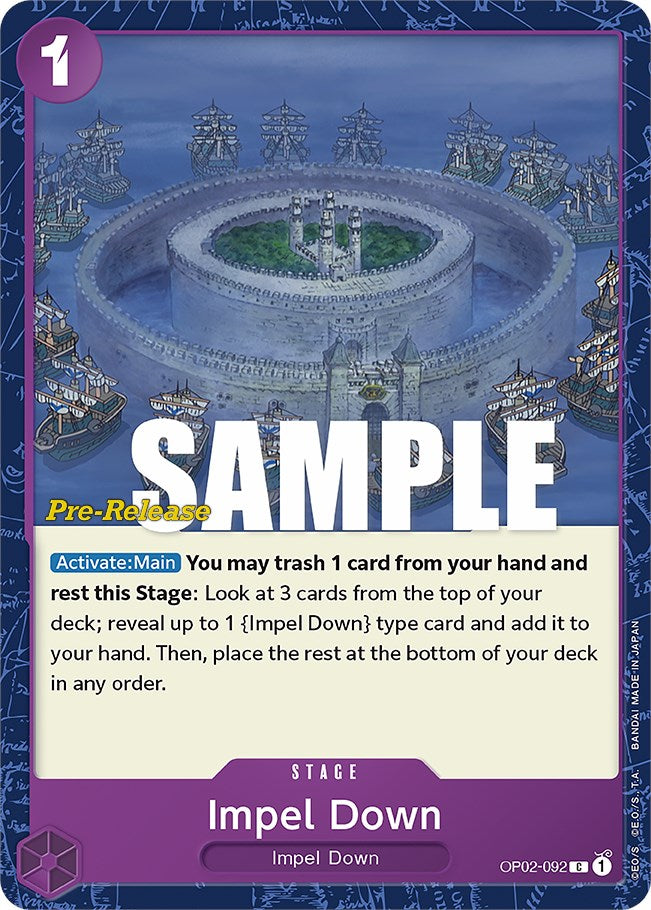 Impel Down [Paramount War Pre-Release Cards] | Devastation Store