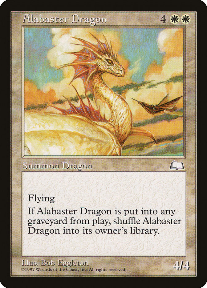 Alabaster Dragon [Weatherlight] - Devastation Store | Devastation Store