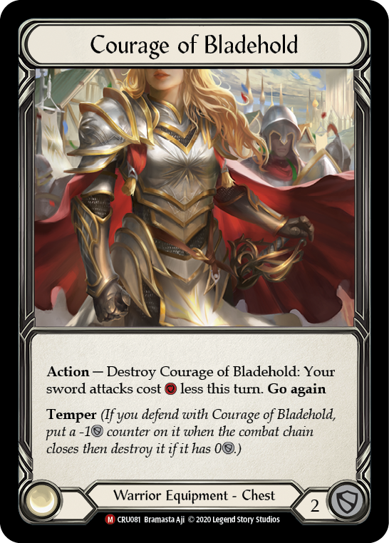 Courage of Bladehold [CRU081] 1st Edition Normal - Devastation Store | Devastation Store