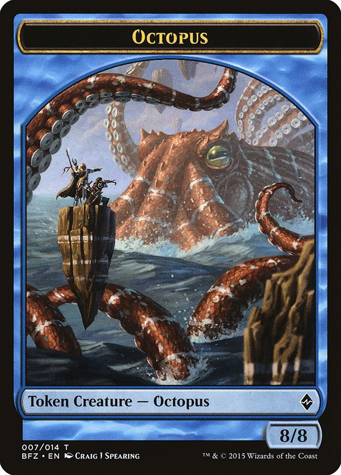 Octopus [Battle for Zendikar Tokens] - Devastation Store | Devastation Store