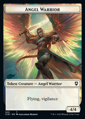 Kor Warrior // Angel Warrior Double-sided Token [Commander Legends: Battle for Baldur's Gate Tokens] | Devastation Store