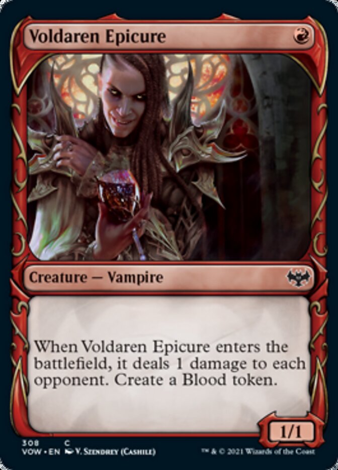 Voldaren Epicure (Showcase Fang Frame) [Innistrad: Crimson Vow] | Devastation Store