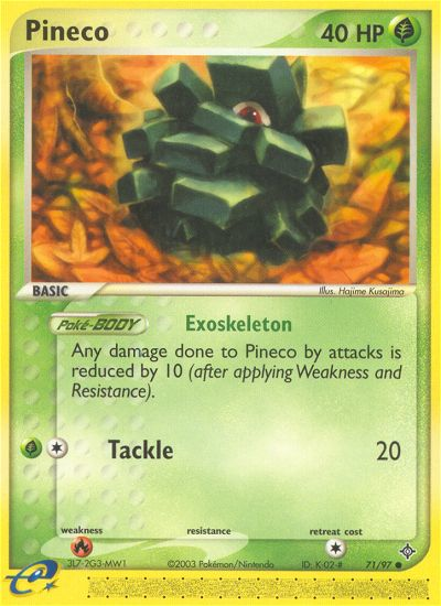Pineco (71/97) [EX: Dragon] | Devastation Store