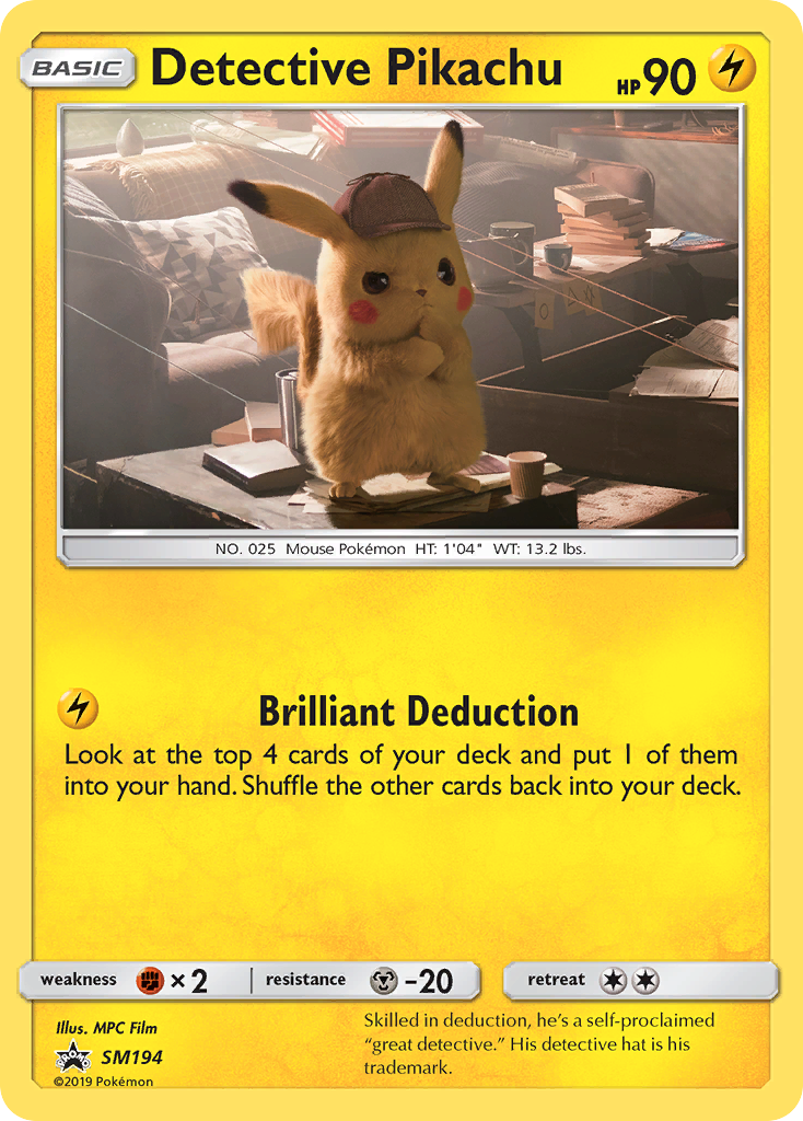 Detective Pikachu (SM194) [Sun & Moon: Black Star Promos] | Devastation Store