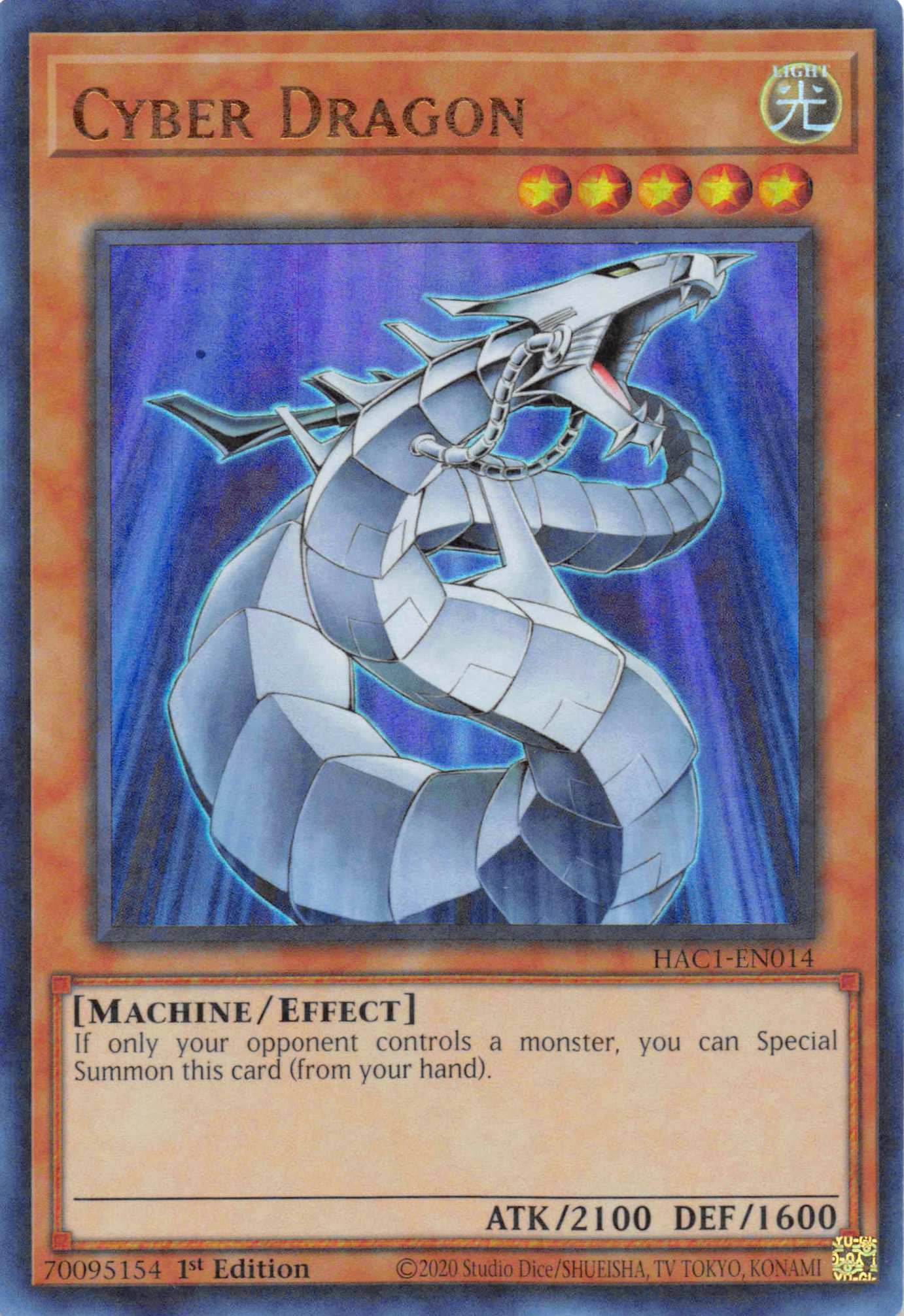 Cyber Dragon (Duel Terminal) [HAC1-EN014] Parallel Rare | Devastation Store