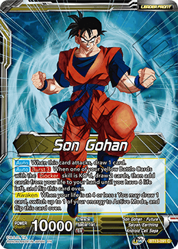 Son Gohan // 	SS Son Gohan, Hope of the Resistance (Common) [BT13-091] | Devastation Store