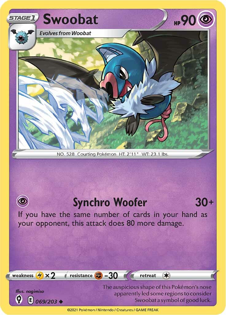 Swoobat (069/203) [Sword & Shield: Evolving Skies] | Devastation Store