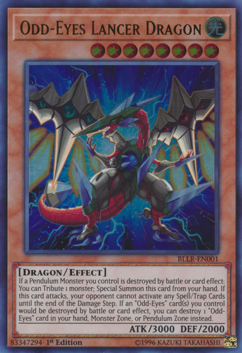Odd-Eyes Lancer Dragon [BLLR-EN001] Ultra Rare | Devastation Store