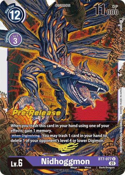Nidhoggmon [BT7-077] [Next Adventure Pre-Release Cards] | Devastation Store