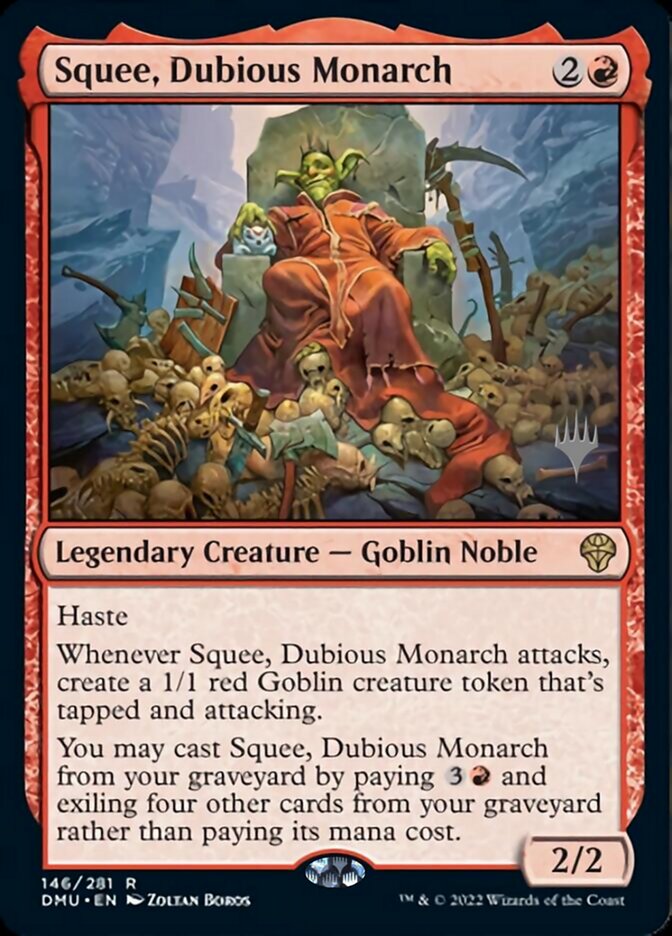 Squee, Dubious Monarch (Promo Pack) [Dominaria United Promos] | Devastation Store